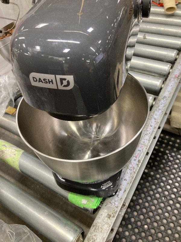 Photo 1 of ***USED***DASH Tilt-Head 3.5qt Stand Mixer 12 Speeds with Paddle, Dough Hook, and Whisk Attaachments- Forged Iron