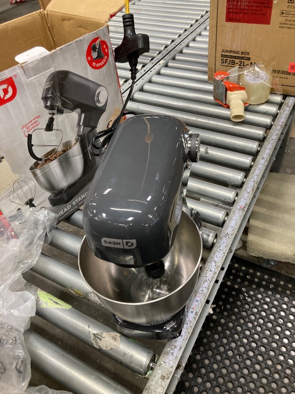 Photo 1 of ***USED***DASH Tilt-Head 3.5qt Stand Mixer 12 Speeds with Paddle, Dough Hook, and Whisk Attaachments- Forged Iron