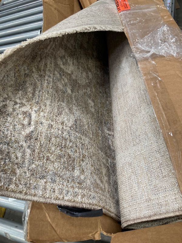 Photo 1 of **USED**   Loloi Chris Loves Julia Louisa Collection LOI-03 Taupe/Ivory 2'-3" x 3'-10", .38" Pile Height, Accent Rug