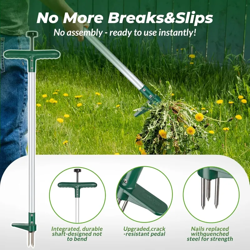 Photo 1 of ***used  missing parts***Walensee Weed Puller with 3 Claws, Stand Up Weeder for Dandelion