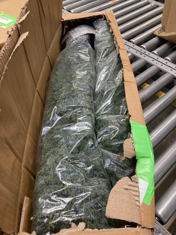 Photo 1 of ***used**5ft Artificial Cedar Topiary Trees for Outdoors, Fake Cypress Plants with Solar Light String, Faux uv resistant Plants for Home Front Porch Decor, Housewarming Gift