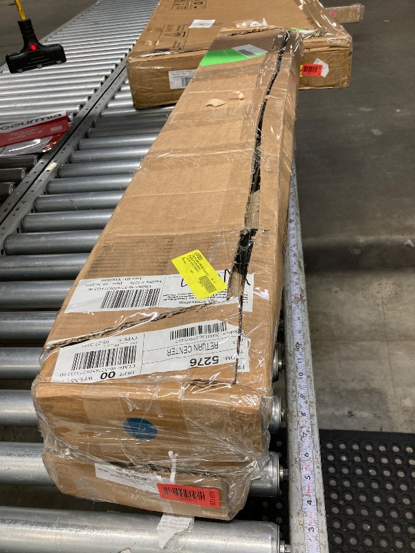 Photo 1 of **** use missing parts*-**GVDV Canopy Tent, 10x10 ft Easy Pop up Outdoor Canopy Tent, Portable Straight Leg Gazebo Instant Canopy, Blue