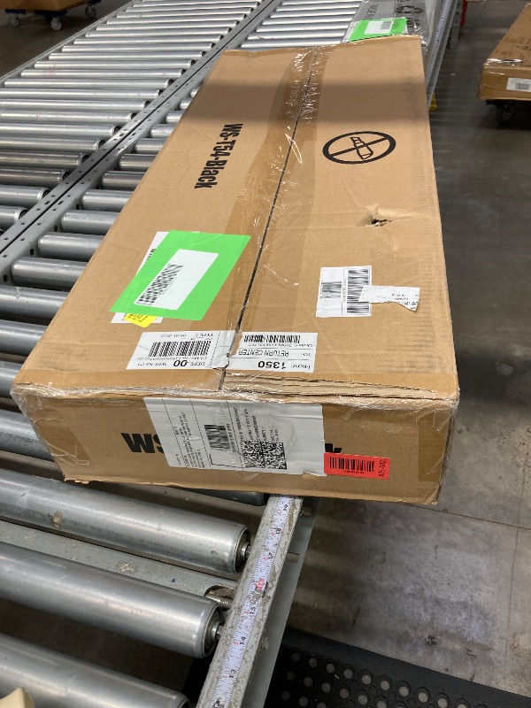 Photo 1 of **used missing parts** BestOffice 4 Shelf Wire Shelving Unit Garage NSF Wire Shelf Metal Storage Shelves Heavy Duty Height Adjustable for 1000 lbs Capacity Black