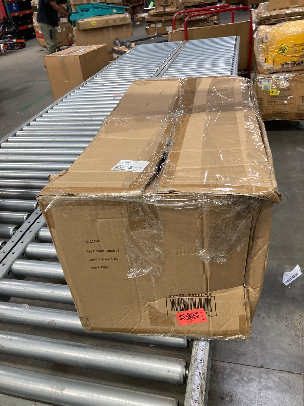 Photo 1 of **usado missing parts untestd*** Haunted Hill Farm's Light-Up Creepy Ghost Tree Halloween Animatronic with White Strobe Effects and Electrical Sounds for Scary Halloween Decorations, Spooky Fright Props for Home or Haunted House