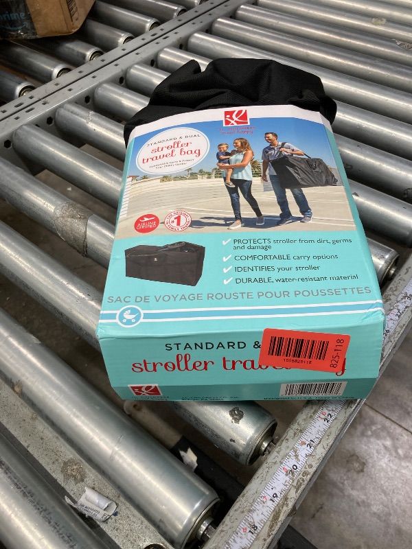 Photo 1 of **used missing parts untested**J.L. Childress Standard & Dual Stroller Bag - Travel Bag for Airplane, Fits Most Single & Double Baby Strollers, Airport Accessories for Gate or Baggage Check, Adjustable Shoulder Strap - Black