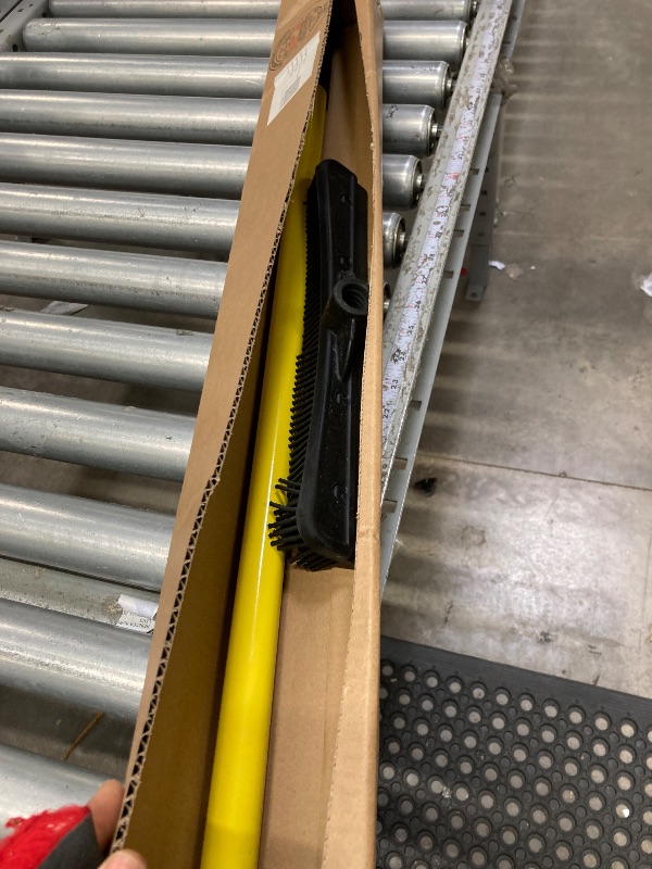 Photo 1 of **used*** FURemover Original Pet Hair Rubber Broom with Squeegee, with 58" Telescopic Handle for Carpet, Tile and Hardwood