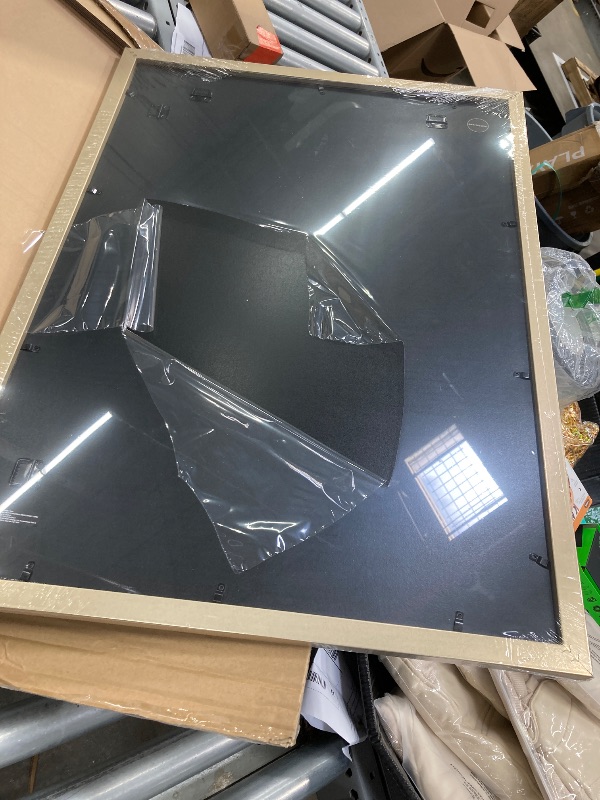 Photo 1 of ***It is used and has a small mouse.***MCS Foundation 20x28 Poster Frame Traditional Brass, Vertical & Horizontal Wall Hanging Large Picture Frame for Photos, Posters & Art Prints (1-Pack)