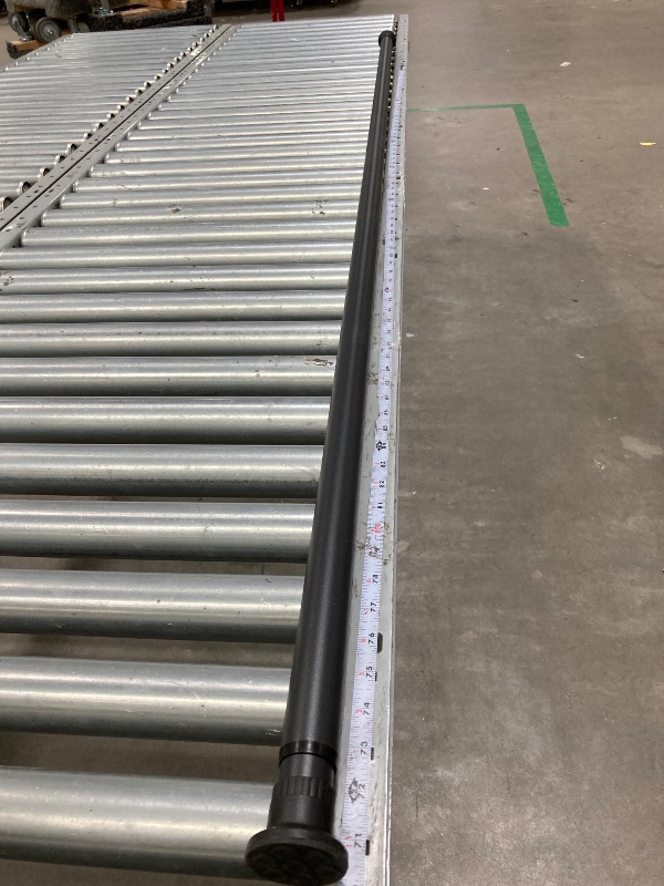 Photo 1 of *****this is used, missing parts, non-returnable***ALLZONE Tension Curtain Rod for Window, Inches, Heavy Duty Curtain Rods No Drilling, Non-Slip Bathroom Shower Tension Rod, Renter Friendly, Adjustable, Spring Loaded, Extra Long, Black