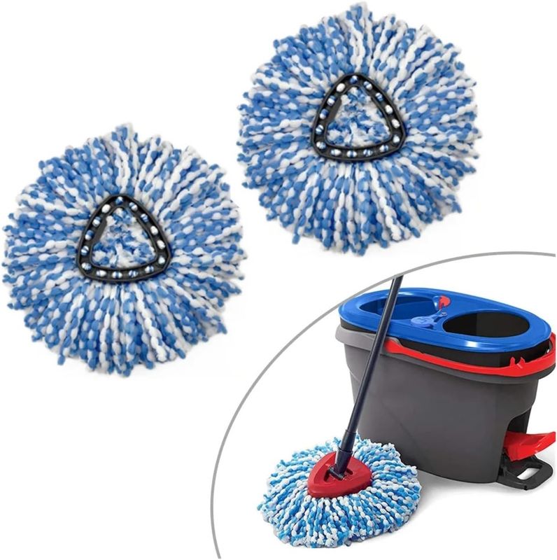 Photo 1 of **used missing parts  **Mopping Cloths Adapter Compatible with EasyWring RinseClean Rotating Mop Replacement Head Mop Cloth Vacuum Cleaner S