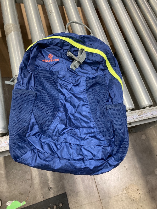 Photo 1 of **used**sinotron Lightweight Packable Backpack, Small Foldable Hiking Backpack Day Pack for Travel Camping Outdoor Vacation (Dark blue)