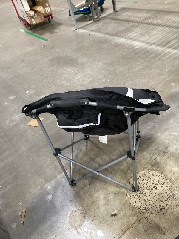 Photo 1 of **used** KingCamp Moon Saucer Camping Large Padded Folding Portable Heavy Duty Comfy Sofa Chair Suppowith Cup Holder and Carry Bag for Lawn Patio Sports1pcs 