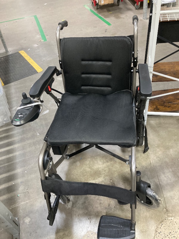 Photo 1 of *****The chair is used but works very well, it is electric and is in very good condition, it only needs the charger [to connect it]****Journey Air Electric Power Chair for Adults – Weighs Only 35 lbs – Lightweight, Foldable Electric Wheelchair for Seniors