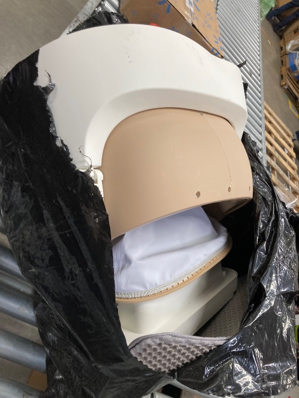 Photo 1 of ***used missing partss****etPivot Large Multi-cat Family Automatic Cat Litter Box with Safety Protection, Mat and Trash Bags Included, Brown