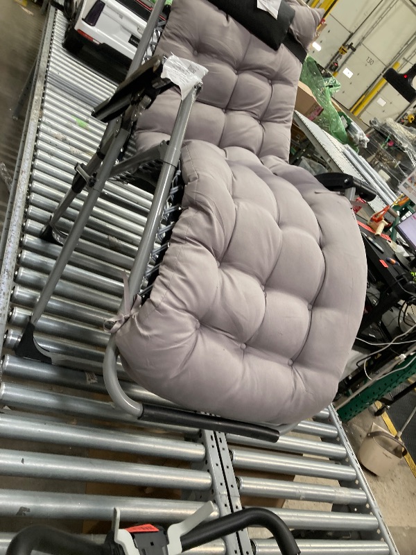 Photo 1 of ***used***  Suteck Zero Gravity Chair, Reclining Camping Lounge Chair w/Removable Cushion, Upgraded Lock and Cup Holder, Reclining Patio Chairs Folding Recliner for Indoor and Outdoor
