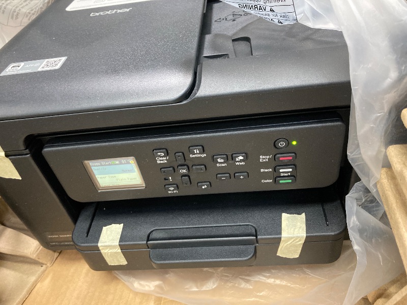 Photo 1 of ****used missing parte ***Brother Work Smart 1360 Wireless Color Inkjet All-in-One Printer with Automatic Duplex Printing and 1.8” Color Display | Includes Refresh Subscription Trial(1) (MFC-J1360DW) (Uses LC501 Series Inks)