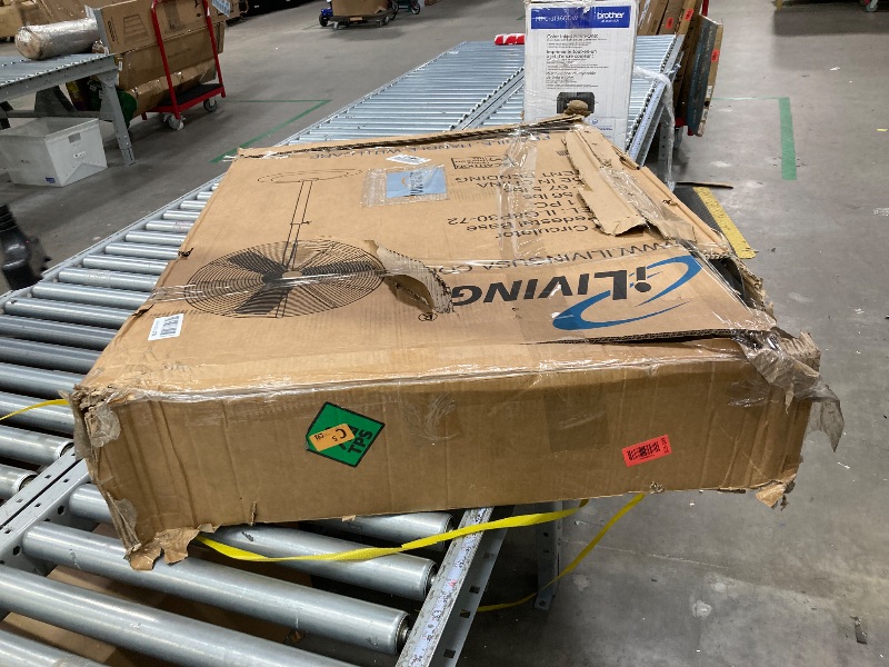 Photo 1 of **** Used, it is missing parts and it is not known if it works because it could not be tested.***  iLiving ILG8P30-72 Commercial Pedestal Floor Fan, 30-Inch, Industrial Heavy Duty Floor Standing Fan with 7261 CFM, Perfect for Home, Shop, Bedroom, Gym, Gar