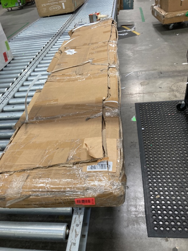 Photo 1 of ****They are used, have a dent in the middle and are missing parts to complete the garage GarveeLifeT Metal Carport, Enclosed Car Port with Reinforced Frame and Steel Roof for All-Weather Use, Metal Garage Shed for Full-Sized Pickup Trucks