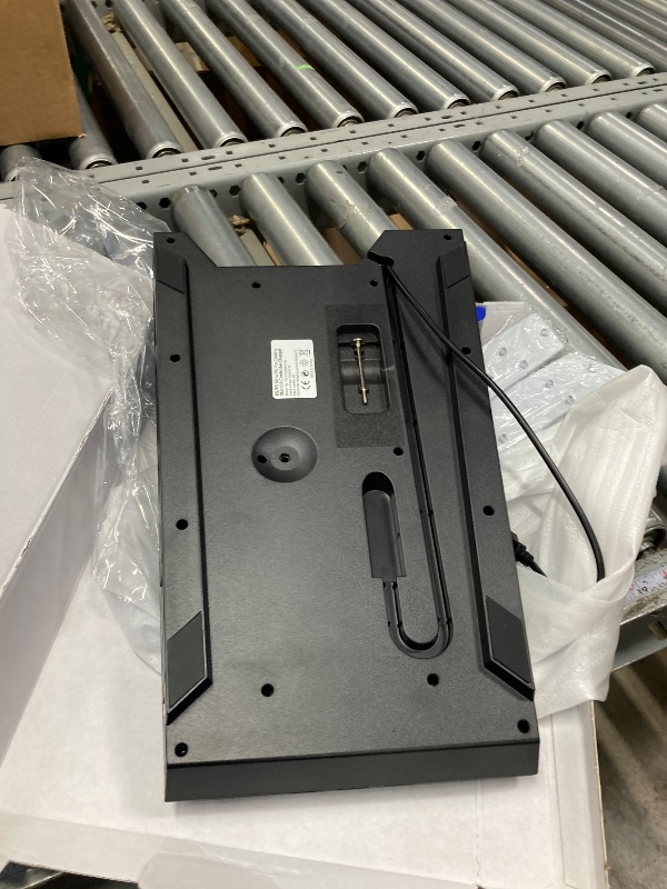 Photo 1 of **used missing parts    PS5/Slim/Pro Stand for Disc & Digital Console, PS5 Cooling & Charging Station with RGB Ambient Lighting, PS5 Controller Charger Built-in 3 Level Fan, PS5/Slim/Pro Accessories for PlayStation 5 Case