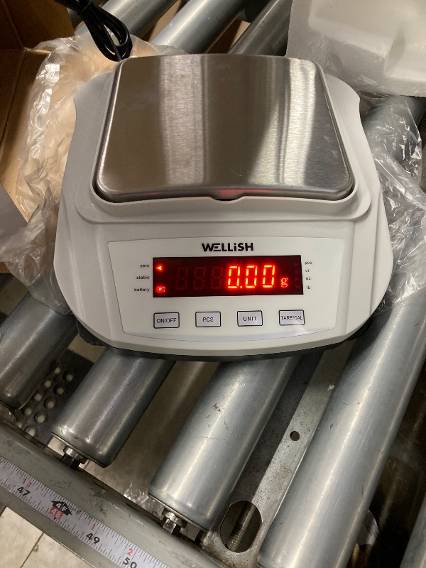 Photo 1 of **used missing parts ****Lab Scale 2000g/0.01g High Precision Digital Scale Analytical Balance Electronic Scale for Kitchen Lab Weighing