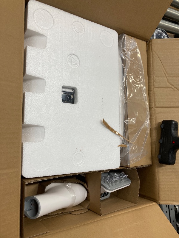 Photo 1 of **used missing parts*** AIRROBO Dog Grooming Vacuum Kit,12000Pa Strong Pet Vacuum for Shedding,Grooming Hai,Quiet,PG100,2L Large Capacity