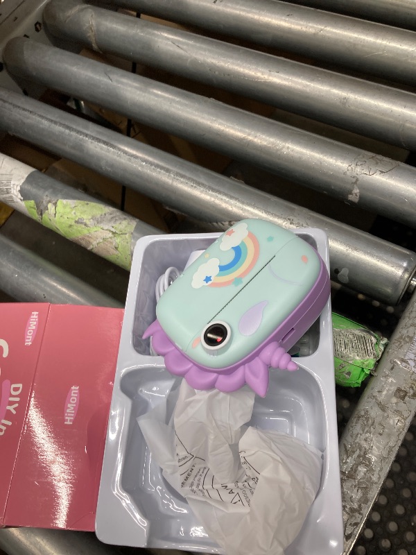 Photo 1 of ***used missing parts***HiMont Kids Camera Instant Print, Selfie Digital Camara for Kids with Print Paper & 32G Card, 2.5K Video & Instant Print Camera with Color Pens for DIY, Fun Gift for Girls Boys 3-12 Years Old (Green)