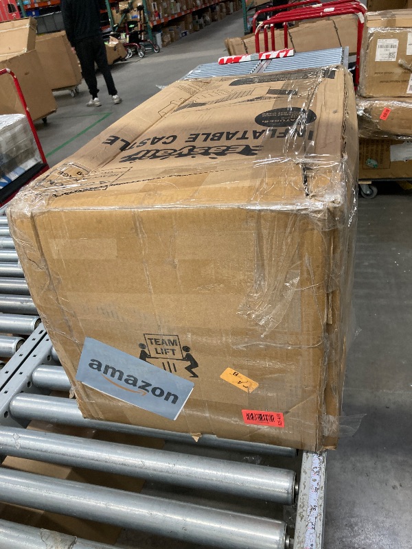 Photo 1 of ***used missing parts ***Easyair Large Bounce House for Big Kids, 14.8 x 14.5 FT Inflatable Bouncer Jumper Slide with 650W Blower, Basketball Hoop, Throw Ball Game, Ball Pits