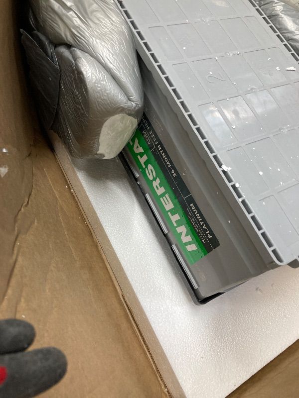 Photo 1 of ***The product is used, it is missing parts and it is not known if it works because it could not be tested.****used missing parts Interstate Batteries Automotive Battery 12V 80Ah (Group Size H7, 94R) 850CCA SLI AGM Automobile Replacement Battery for Cars,