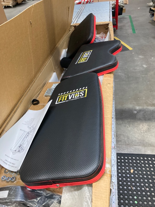 Photo 1 of **used missing parts**  Fitvids Home Gym, Multifunctional Workout Equipment with Leg Press, Exercise Equipment for Home with Pulley System, Home Gym Equipment for Full Body Strength Training, 160LBS