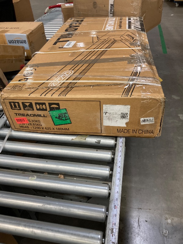 Photo 1 of ***used missing parts funtional unteted ***Walking Pad Treadmill with 12% 9-Level Auto Incline, 450 lbs Capacity RGB LED Screen, Bluetooth Speaker Under Desk Treadmill, Compact Treadmills for Home Hiking, Black