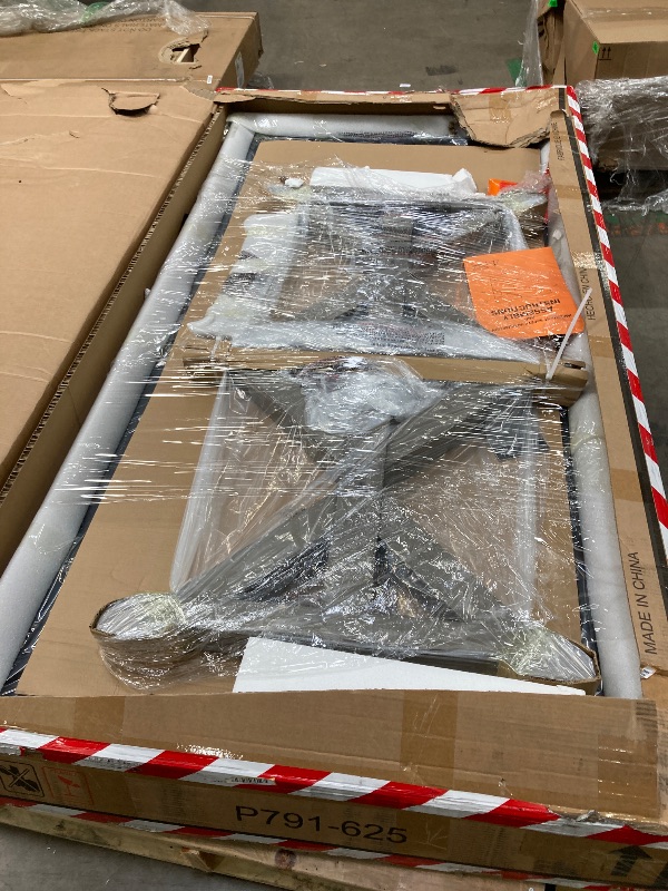 Photo 1 of *****Used, missing a part and it is not known if it works 100%.****Signature Design by Ashley Beachcroft Modern Farmhouse Outdoor Dining Table with Porcelain Top, Beige