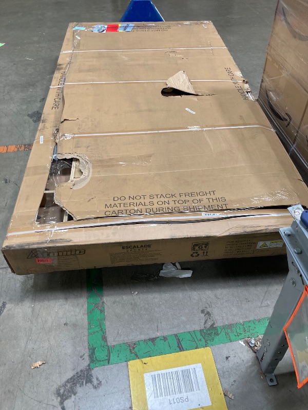 Photo 1 of **Used, missing a part and it is not known if it works 100%.****used misssign parts  Atomic Avenger 8 Foot Air Hockey Table with LED Scoring and 120V Blowers for Exhilarating Play