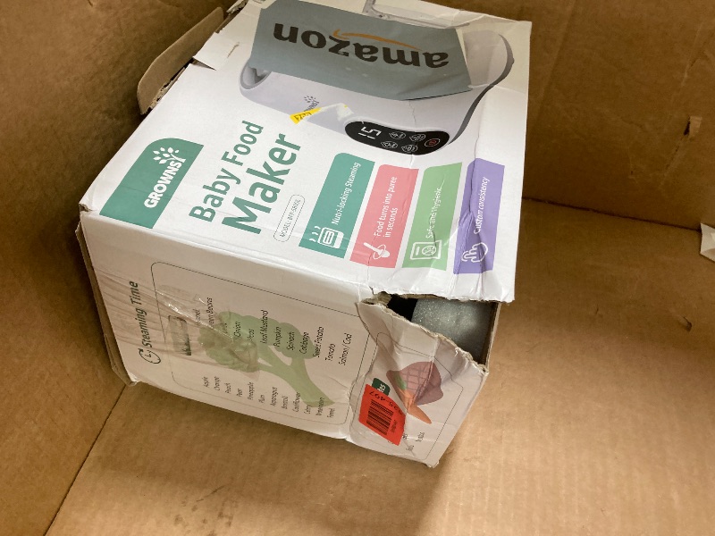 Photo 1 of **missing parts**GROWNSY Baby Food Maker with Steam Basket, One Step Baby Food Processor Steamer Puree Blender Grinder Mills Machine, Auto Cooking Grinding and Sterili-zing for Healthy Homemade Baby Food, BPA-Free