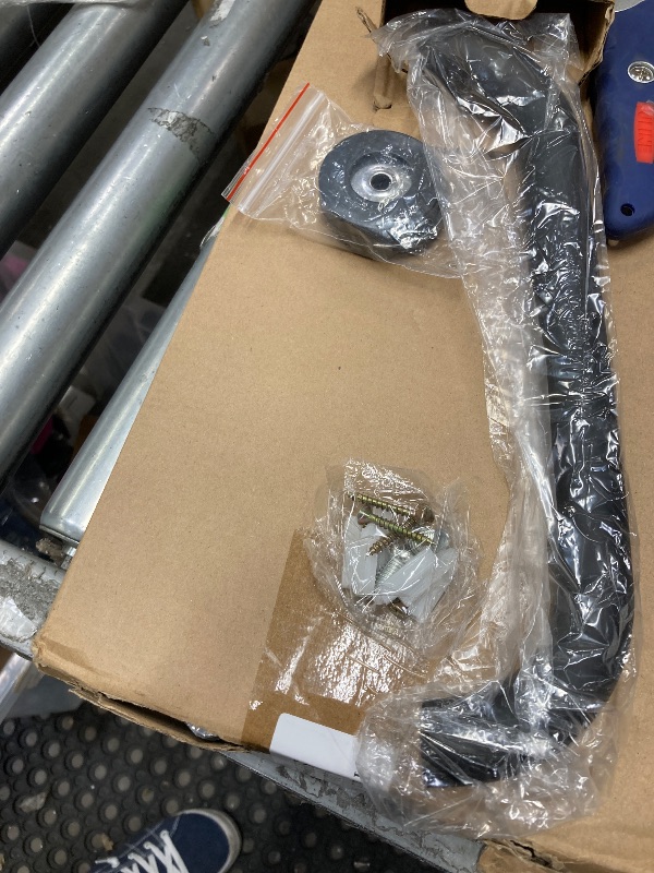 Photo 1 of **used missing parts***12'' Grab Handle Railing Wall Railing for Elderly Handrail Grab Rail Stainless Steel Pipe Hand Rail Safety Handle Bar Banister Rail Indoor & Outdoor Grab Bar