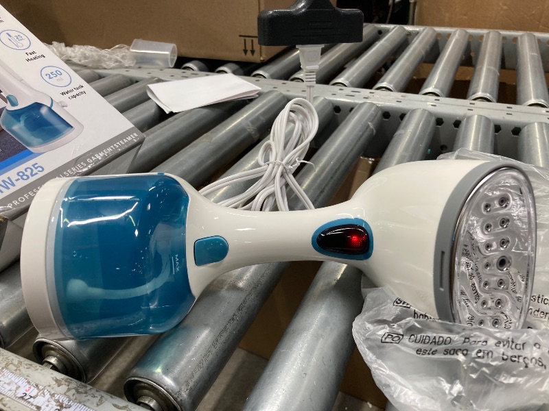 Photo 1 of **This used one was connected and it is not known if it works at 100%.**used****DBC Steamer for Clothes 1500W, 20S Fast Heat-up Portable Handheld Steamer for Clothes, 2 in 1 Fabric Wrinkle Remover with Fabric Brush, 250ml Water Tank, Ideal for Home, Offic