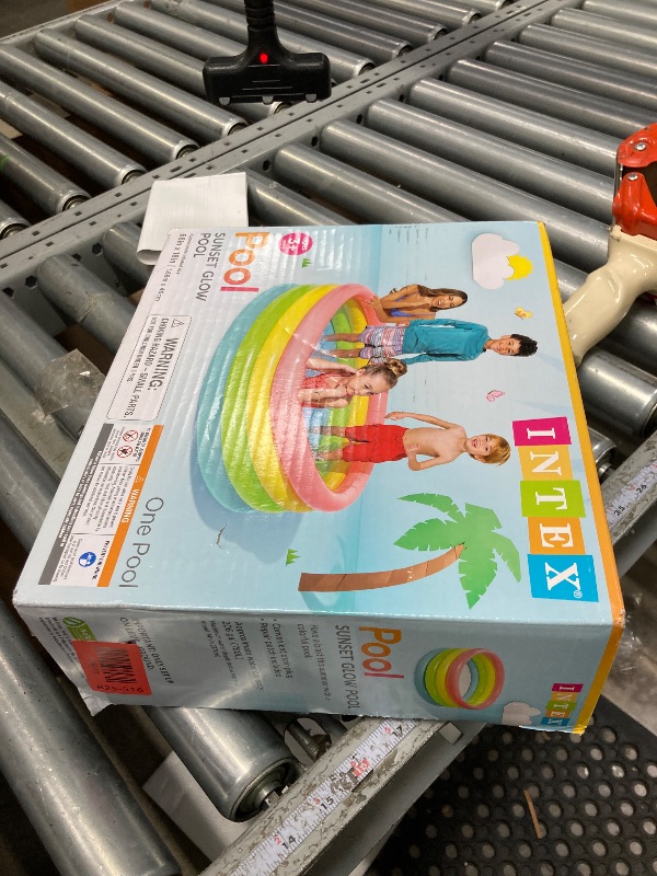 Photo 1 of **used**Intex Sunset Glow Inflatable Pool, 66in x 18in