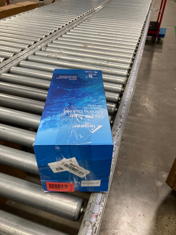 Photo 1 of **used **Elegear Revolutionary Cooling Blanket King, Absorbs Heat to Keep Body Cool for Night Sweats, Double Sided Arc-Chill 3.0 Cool Fiber Q-Max>0.5, Lightweight Summer Cold Blankets Sleeping 90“ x 108”