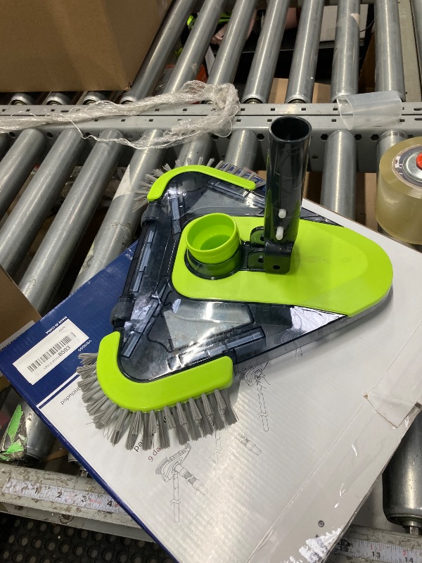 Photo 1 of **missing parts***Upgrade Pool Vacuum Head with Wheels & Side Brushes, Universal Rotatable Hose Adapter,Weighted Triangular Shape, for Inground/Above Ground Swimming Pools,Sepetrel