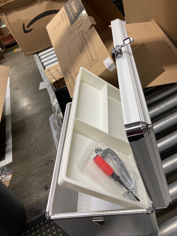 Photo 1 of **missing parts**Glosen Medicine Lock Box with Combination Lock,Medication lock box?Extra Large16 x 9.25 x 7.5 Inch? medicine safe lock box,medical box organizer