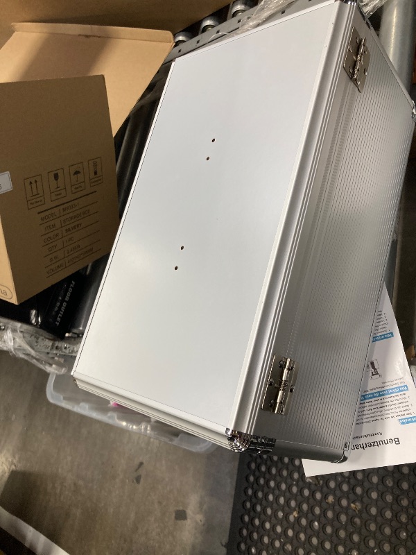 Photo 1 of **missing parts**Glosen Medicine Lock Box with Combination Lock,Medication lock box?Extra Large16 x 9.25 x 7.5 Inch? medicine safe lock box,medical box organizer