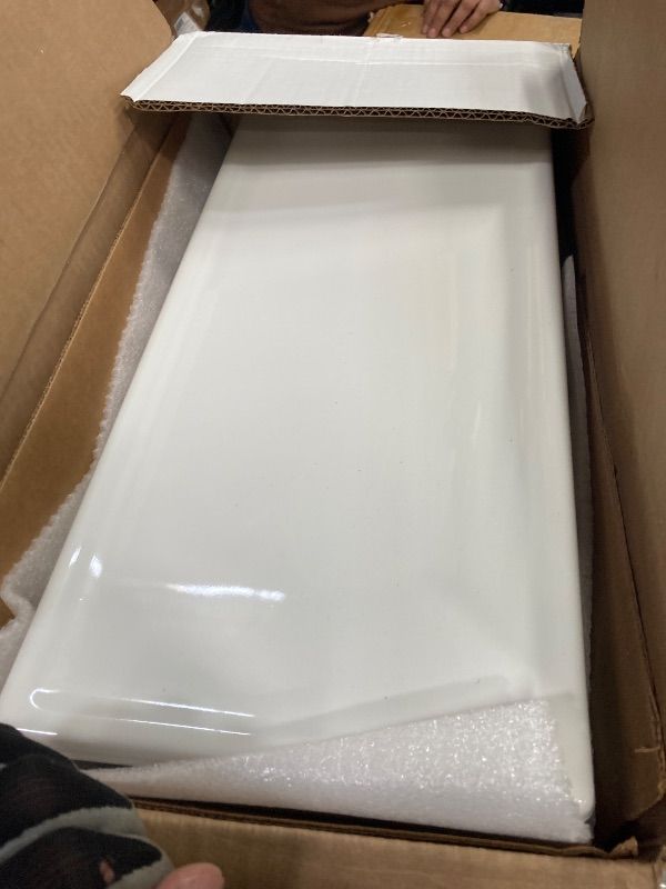 Photo 1 of ****no returns  It is used and has a small tear on the side, but it is in good condition.*****KOHLER Memoirs Stately Continuousclean St Toilet Tank, 1.28 Gpf
