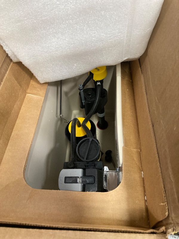 Photo 1 of ****no returns  It is used and has a small tear on the side, but it is in good condition.*****KOHLER Memoirs Stately Continuousclean St Toilet Tank, 1.28 Gpf
