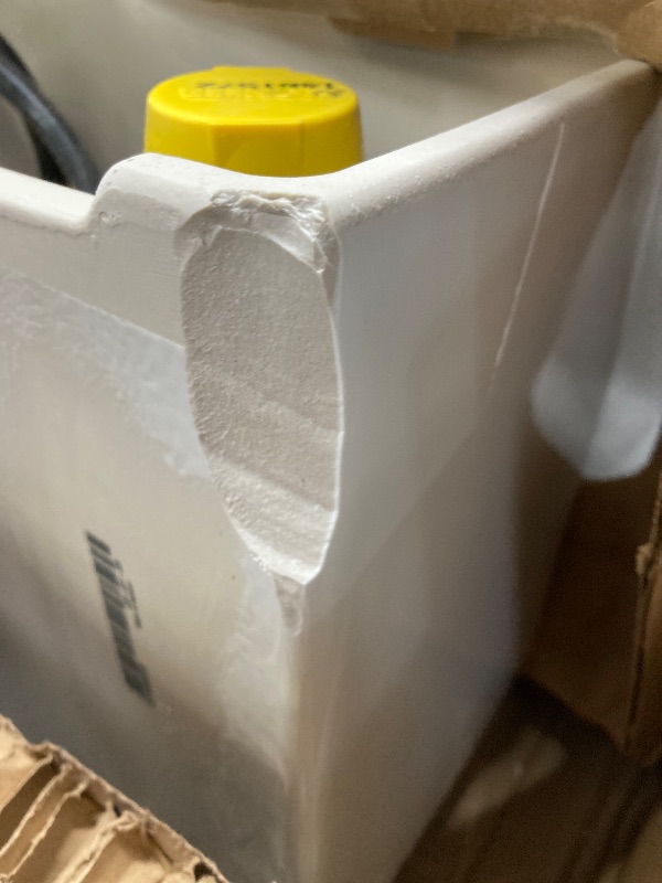 Photo 1 of ****no returns  It is used and has a small tear on the side, but it is in good condition.*****KOHLER Memoirs Stately Continuousclean St Toilet Tank, 1.28 Gpf