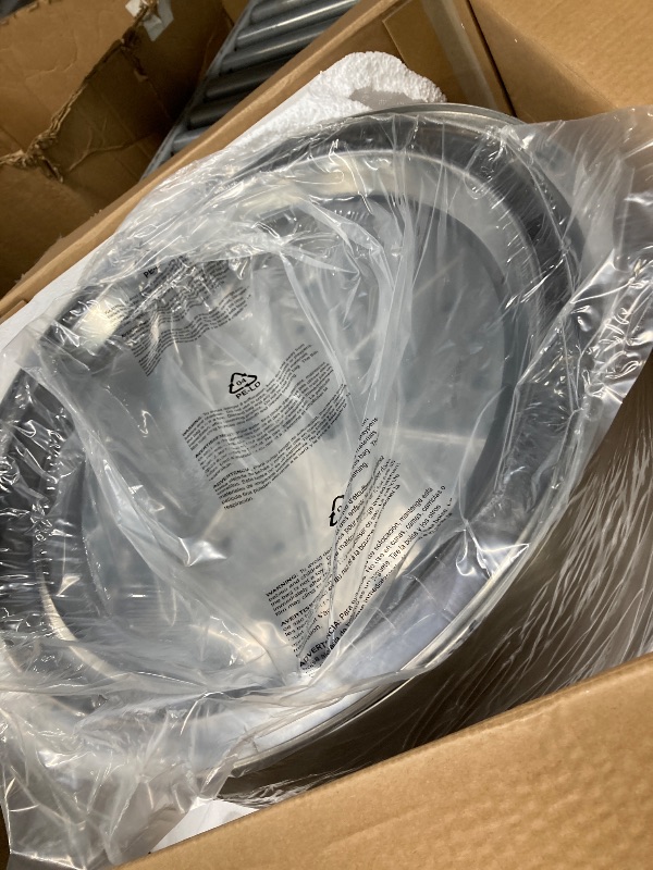 Photo 1 of **used**  HongTaok 20 Inch Smokeless Fire Pit with Removable Ash Pan, Fire Pits for Outside Wood Burning, Portable Bonfire Outdoor Firepit, Waterproof Bag & Poker Included, Stainless Steel, Camping Backyard