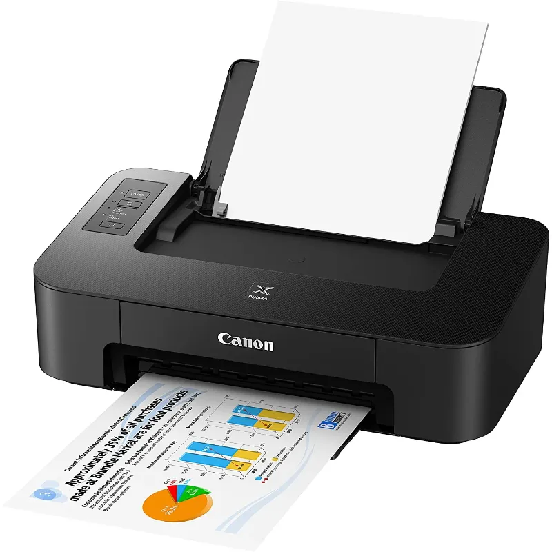 Photo 1 of *It is used, it is missing parts and it is not known if it works 100%. *usada funtional unteste missingn parts ***Canon PIXMA TS202 Inkjet Printer for Documents and Photos Up to 4800 x 1200 dpi with Complete Set of Full-Size Ink Bundle Including DGE USB