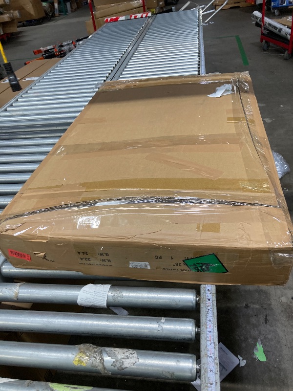 Photo 1 of ***It is missing a piece and is used.****Hally Stainless Steel Table for Prep & Work 24 x 36 Inches with Caster Wheels, NSF Commercial Heavy Duty Table with Undershelf and Backsplash for Restaurant, Home and Hotel