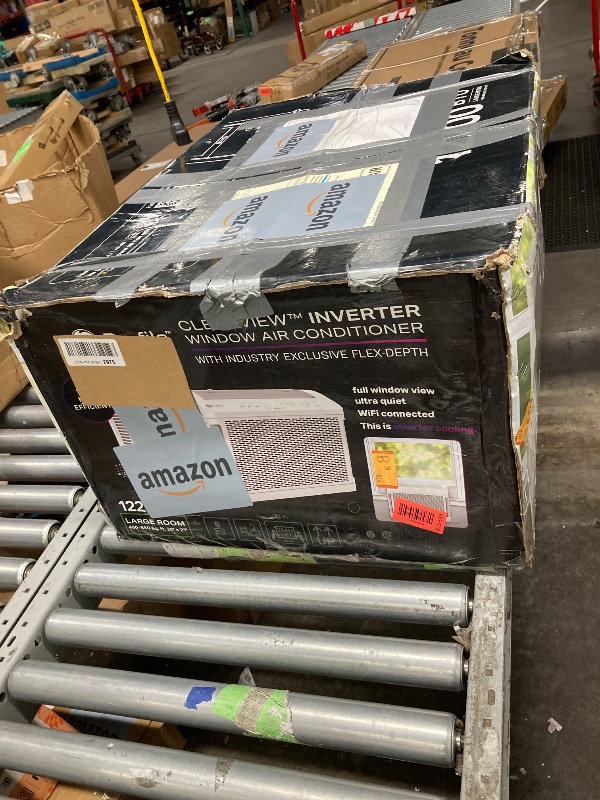 Photo 1 of ****It is used, it turned on and worked very slowly, and it is not known if it works at 100%, therefore it cannot be returned.***GE Profile ClearView Inverter Window Air Conditioner Unit, 12,200 BTU, Energy Efficient Cooling up to 550 sq ft., Ultra Quiet,