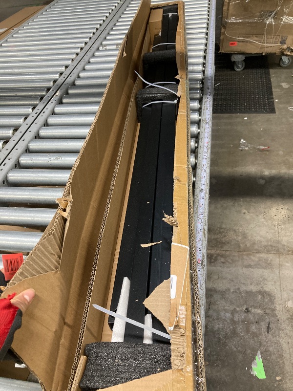 Photo 1 of ****It is used, it is missing parts, it is not known if it works 100%.****VIVOSUN Outdoor Handrail, 5 Step Stair Handrai, 69" x 36" Fits 1 to 5 Steps, Wrought Mattle Iron Handrail for Concrete Steps, Porch Steps, One-Step Assembly, Black