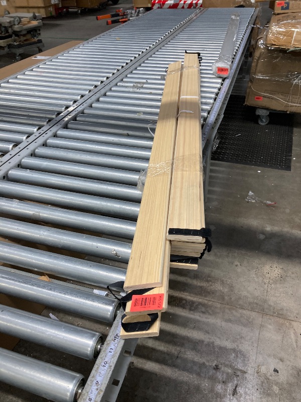 Photo 1 of ***It is used and is missing parts.***ZINUS Deepak Easy Assembly Wood Slat 1.6 Inch Bunkie Board, Bed Slat Replacement, Full