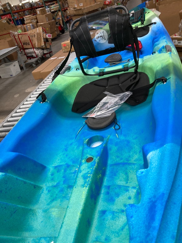 Photo 1 of ***used funtione un tested***perception Tribe 13.5 Sit on Top Tandem Kayak for All-Around Fun Large Rear Storage with Tie Downs