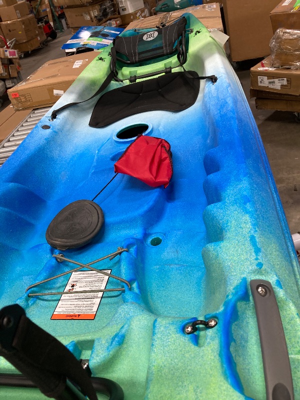 Photo 1 of ***used funtione un tested***perception Tribe 13.5 Sit on Top Tandem Kayak for All-Around Fun Large Rear Storage with Tie Downs